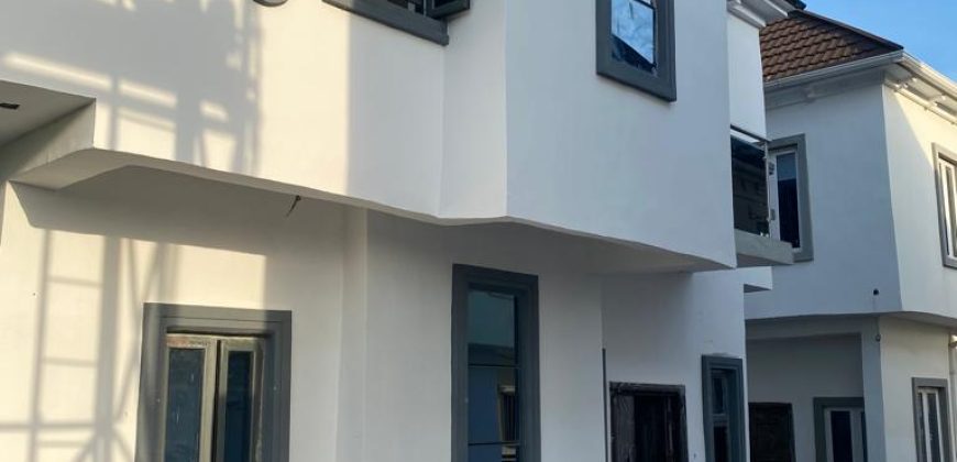 Newly built and Tastefully Finished 5-BEDROOM DUPLEX with BQ (all ensuited) located in a secured estate