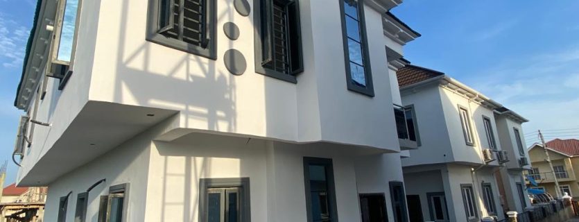 Newly built and Tastefully Finished 5-BEDROOM DUPLEX with BQ (all ensuited) located in a secured estate