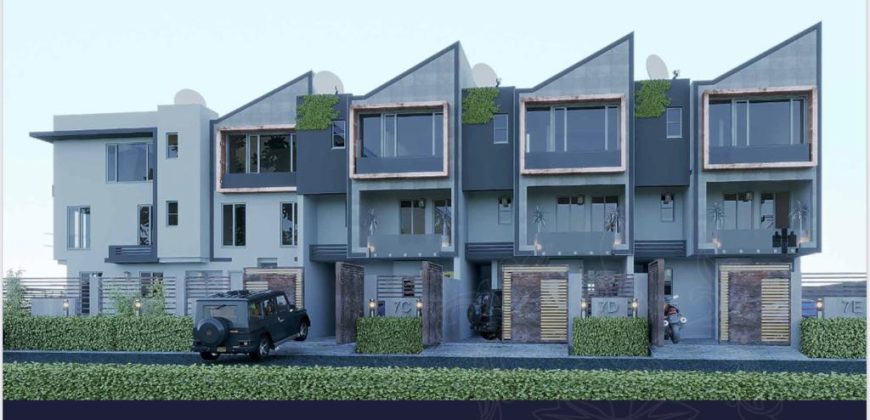 Magnificent collection of 5 units of 4-bedroom terrace triplex